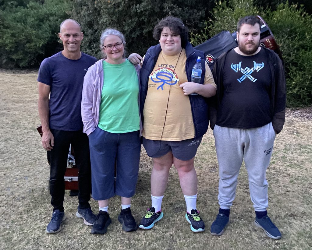 Gippsland Family Enjoy A Night Under The Stars