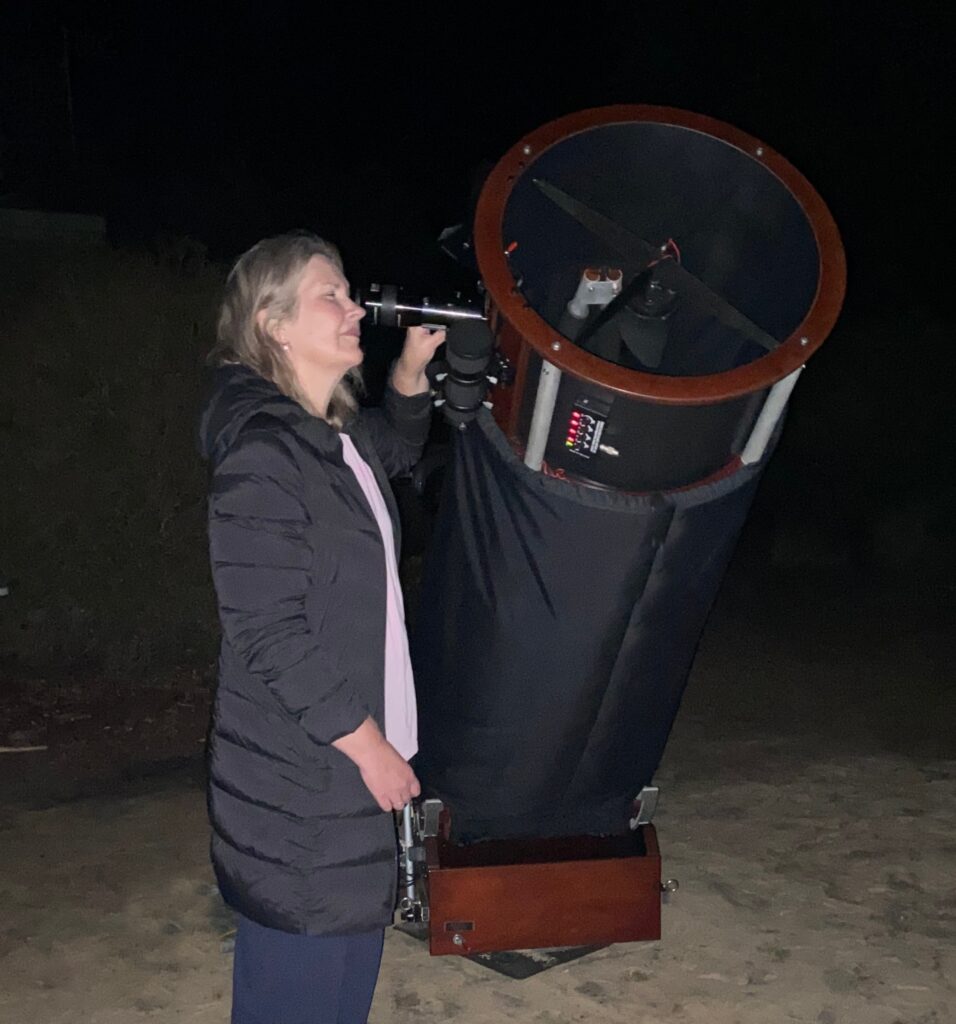 Kylie's Astronomy Tour Gift Brought The Stars To Her Back Door