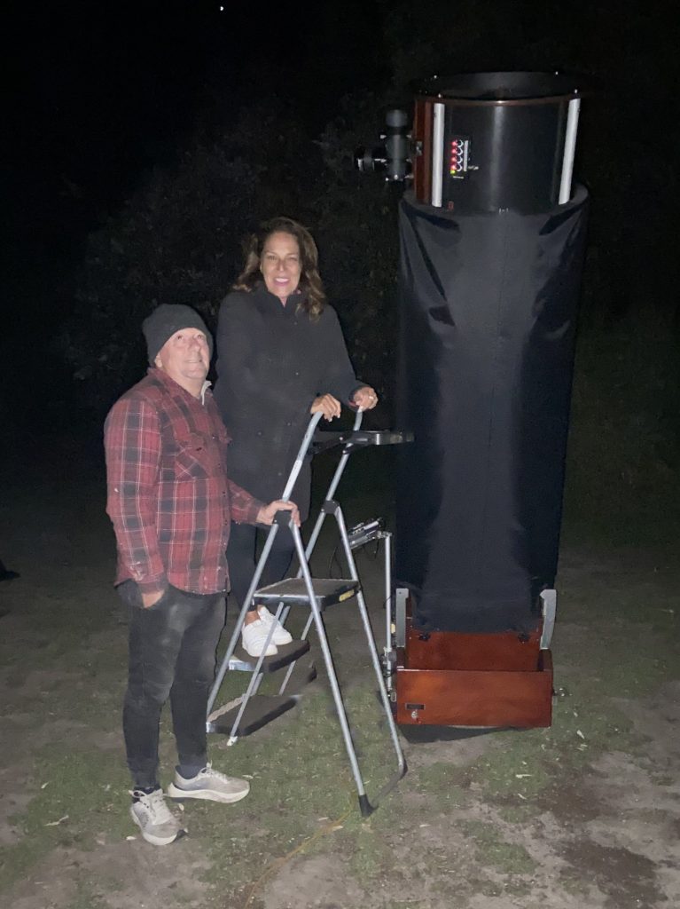 John And Marie Holidaying In The Area Take In A Tour Of The Universe